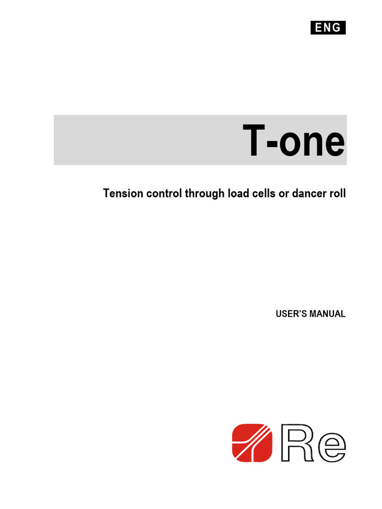 T-one Tension Control User Manual | PDF | Parameter (Computer ...