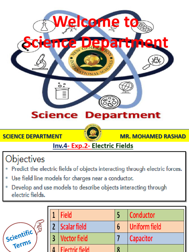 Electric Fields Experiment Overview | PDF