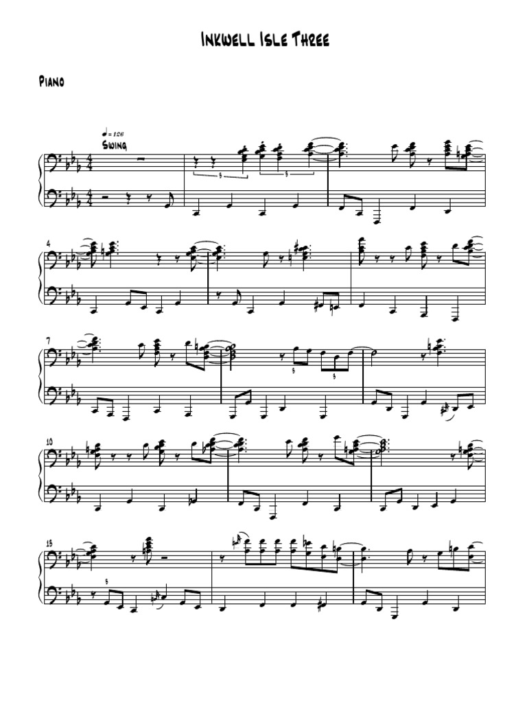 Inkwell Isle Three Sheet Music | PDF