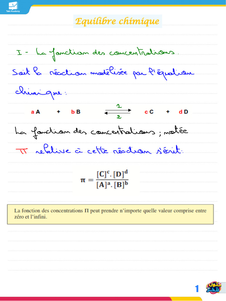 673cf97265be4 - Correction Ex1 - Série 1 - Equilibre Chimique | PDF