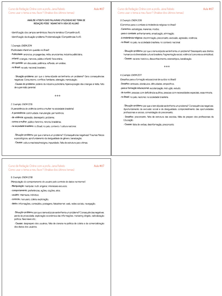 Interpretacao Tema 2 em 1 | PDF