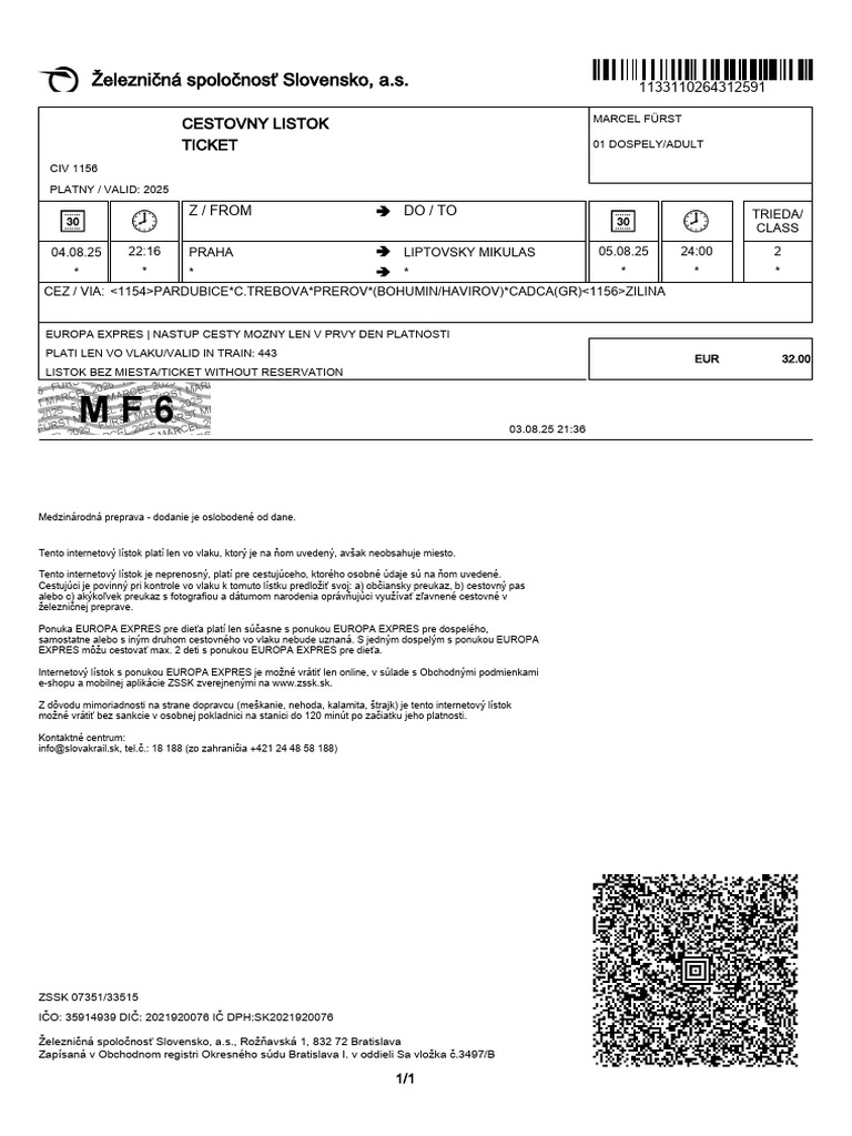 ZSSK Itd 20250803213738 | PDF