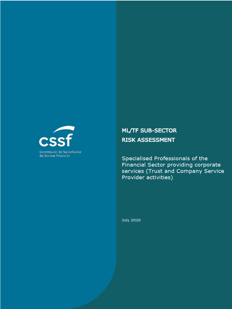 TCSP ML/TF Risk Assessment Guide | PDF | Business | Private Law