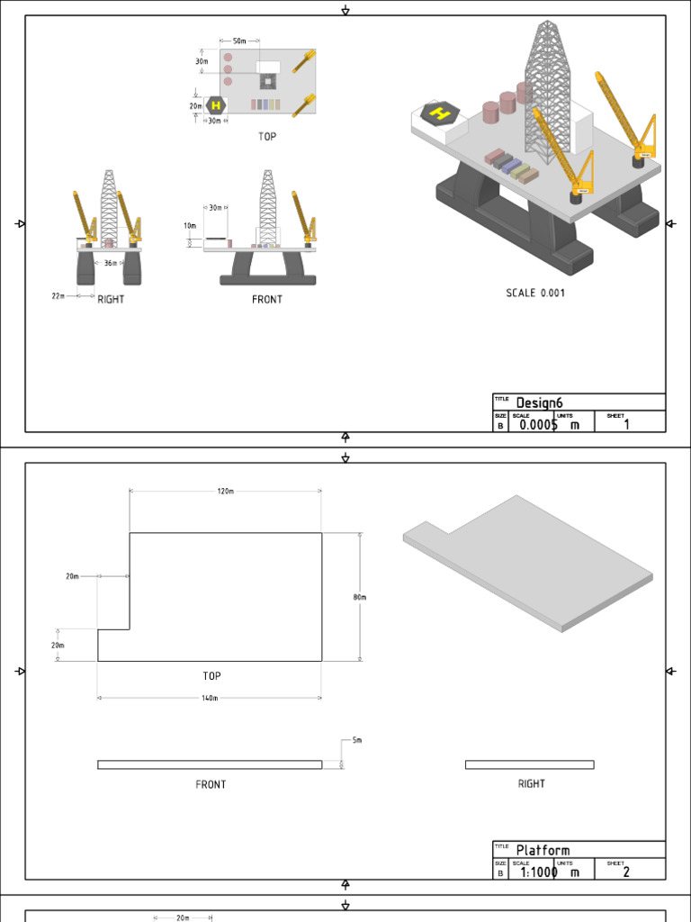 Oil Rig DWG | PDF