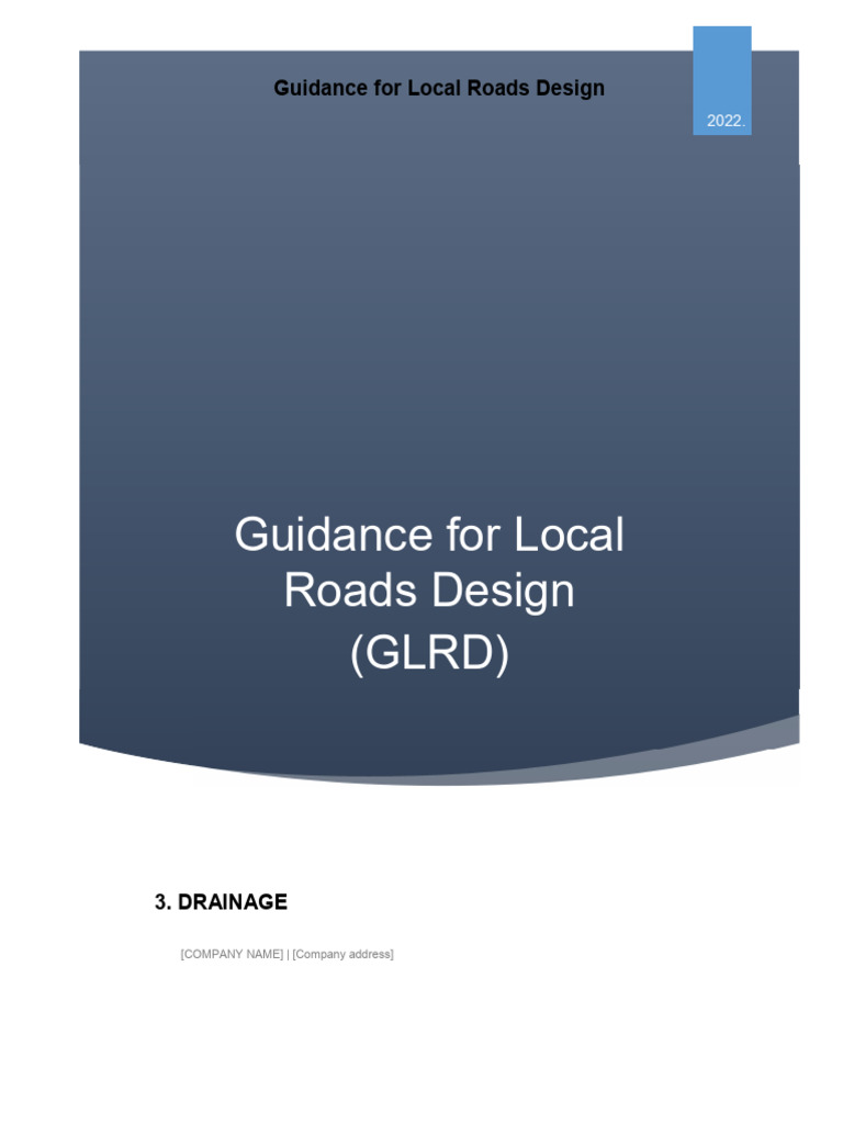 Local Roads Drainage Design Guide | PDF | Storm Drain | Drainage Basin