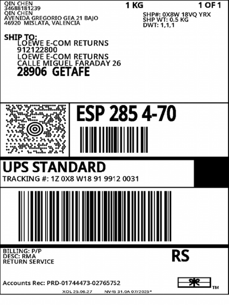Return Label | PDF