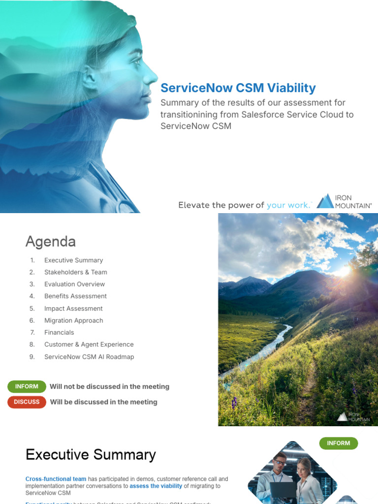 ServiceNow CSM Executive Debrief | PDF | Cloud Computing | Customer ...