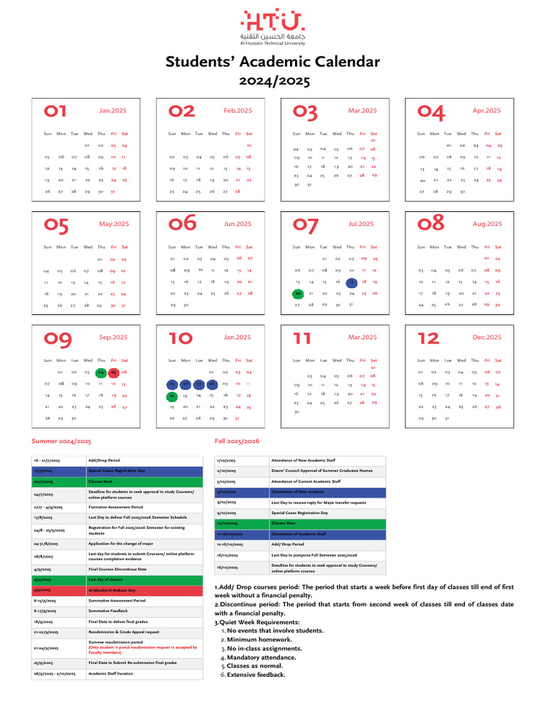 20242025 Academic Calendar Overview PDF Chess Theory