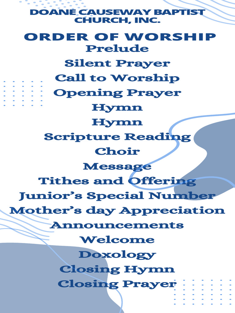 Order or Worship | PDF