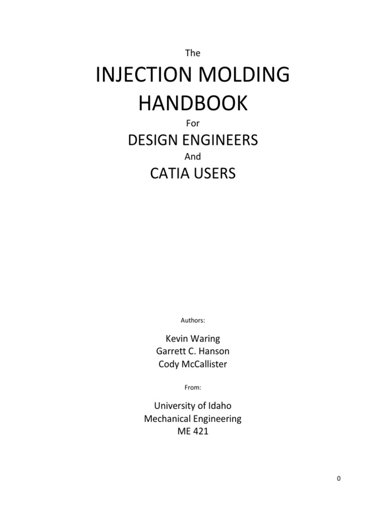 Injection Molding Handbook Compress | PDF