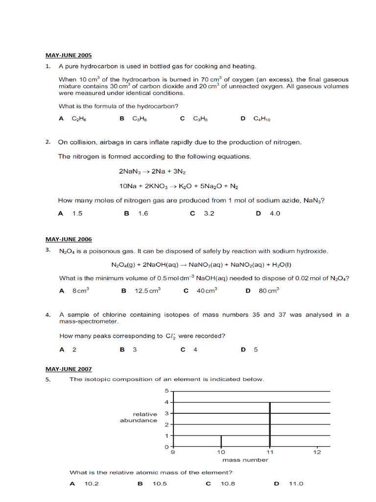 Questions - Chapter 3 May-June | PDF