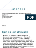 Derivadas en C++