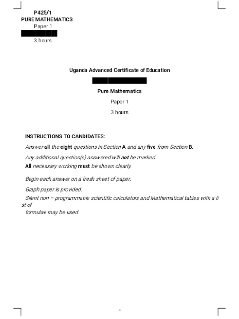 Maths 1 Uace - Phoenix | PDF