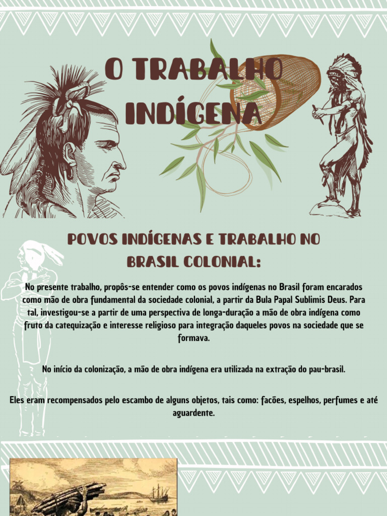 Trabalho Indígena | PDF