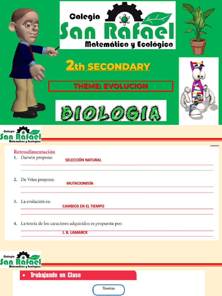 BIO 2DO SEC TEMA 4 EVOLUCION | PDF