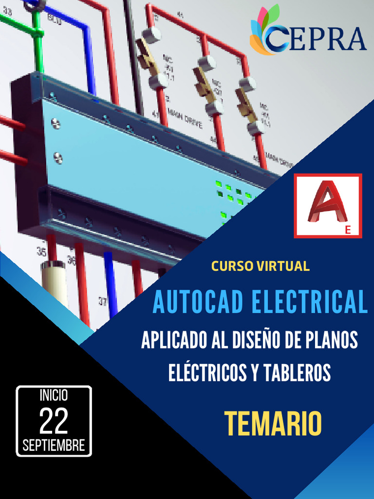 Curso Virtual de AutoCAD Electrical | PDF | Controlador lógico ...
