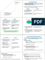 Chapter 2: Gathering Data and Statistical Inference 1. Statistical Methods