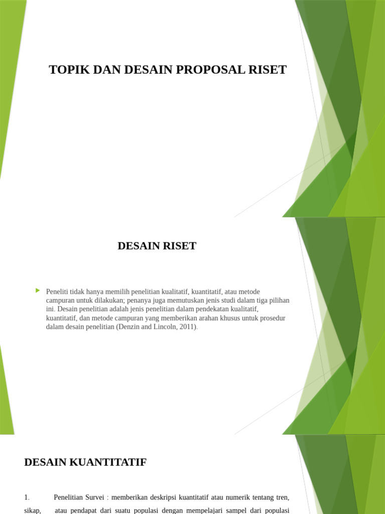 Desain Riset: Kualitatif, Kuantitatif, Campuran | PDF