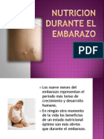 Nutricion Durante El Embarazo