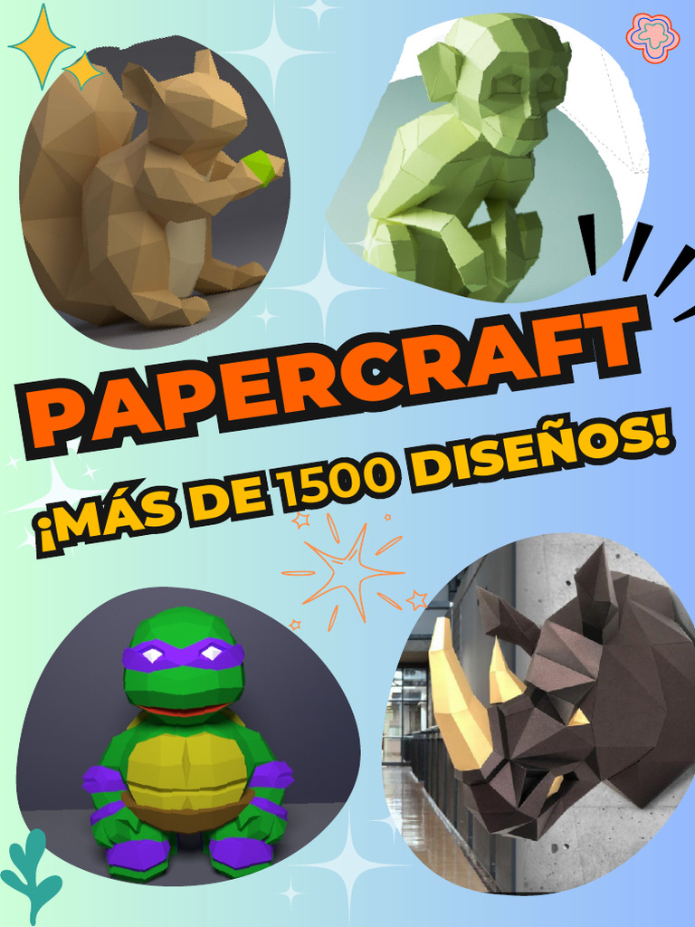 Más de 1500 Plantillas Papercraft | PDF