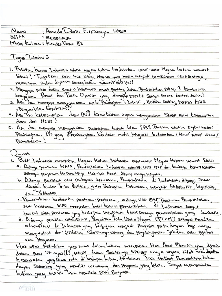 Ananda Devin Erfiansyah Wasslik Tugastutorial3 Ips | PDF