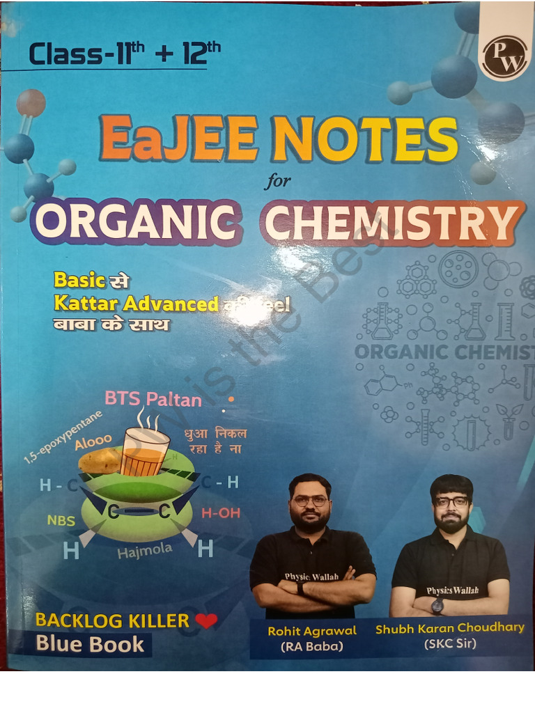 Eajee Organic Notes and Resources | PDF
