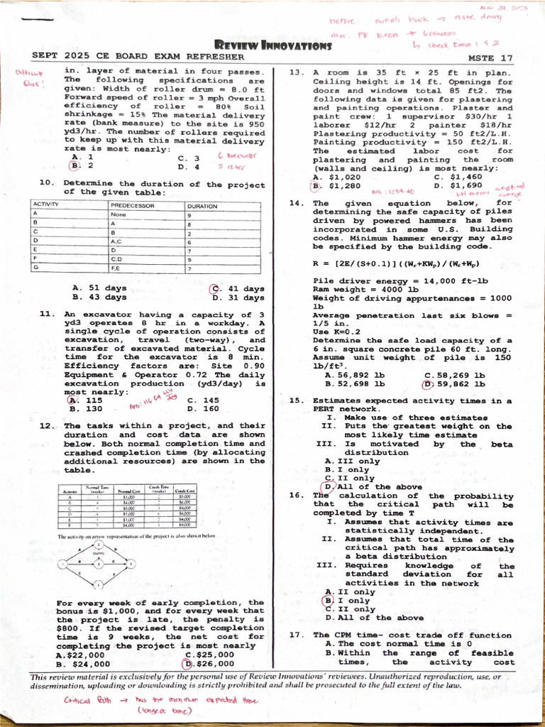Mste Refresher 2 | PDF