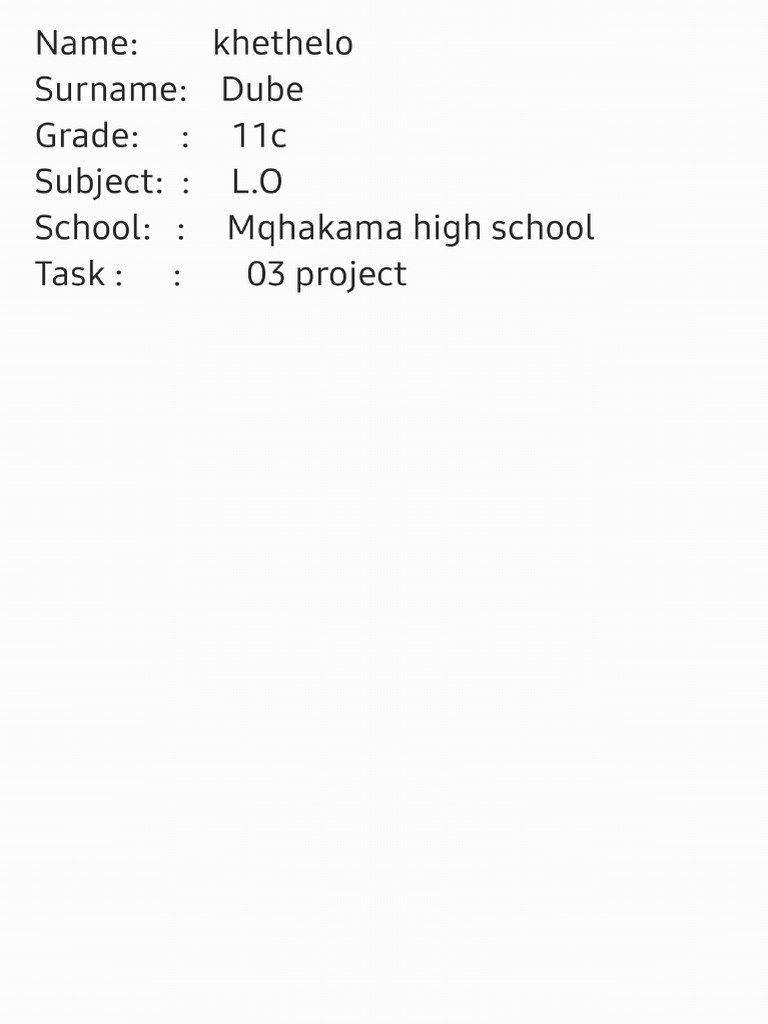 Lo Project | PDF