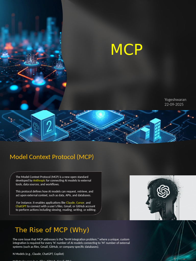 Model Context Protocol (MCP) Overview | PDF | Databases | Client–Server ...
