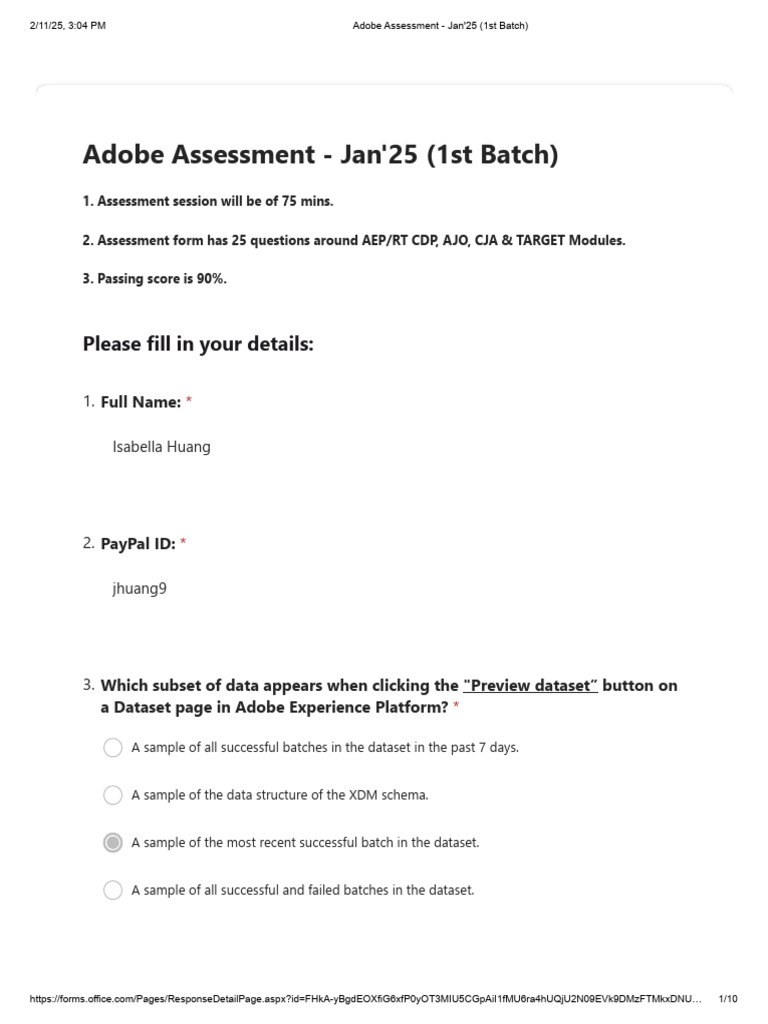 Adobe+Assessment+ +jan'25+ (1st+batch) | PDF | Computing | Information ...