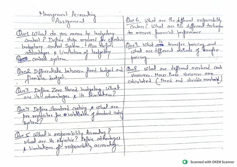 MA Assignment | PDF