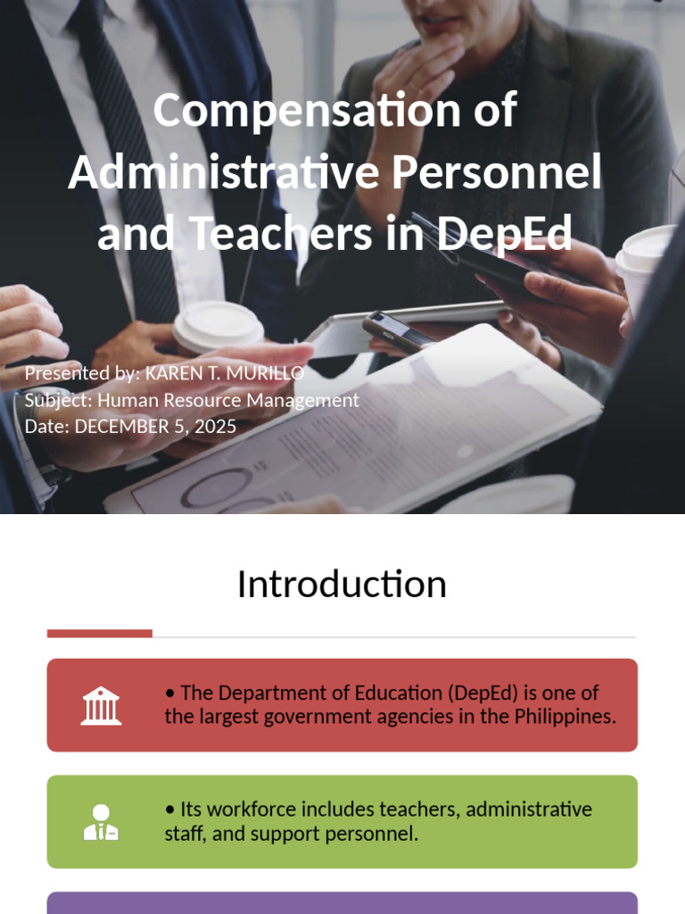 DepEd Salary Structure Overview | PDF | Teachers | Salary