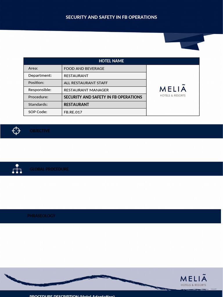 FB Operations Security Procedures | PDF