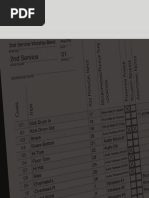 Behringer X32 Routing Worksheet | PDF | Input/Output | Sound Technology