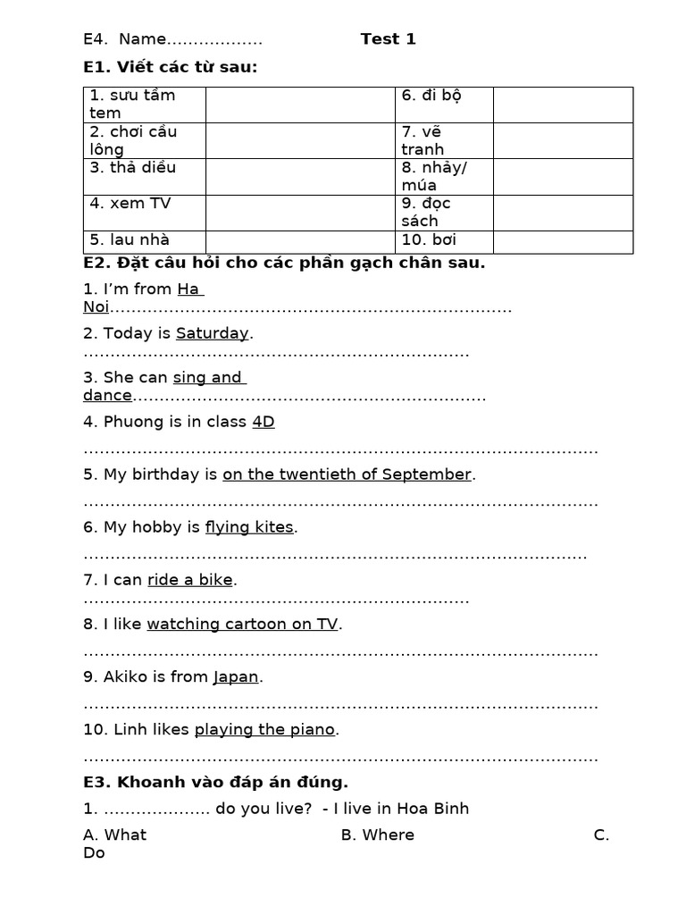 English Language Practice Exercises | PDF | Chess | Chess Theory