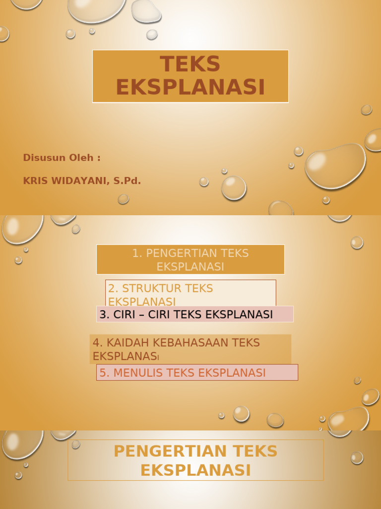 Panduan Menulis Teks Eksplanasi | PDF