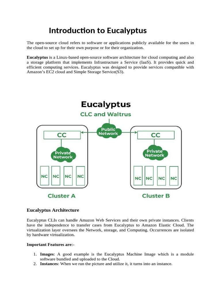 Eucalyptus Cloud Computing Overview | PDF | Computer Network | Virtual ...