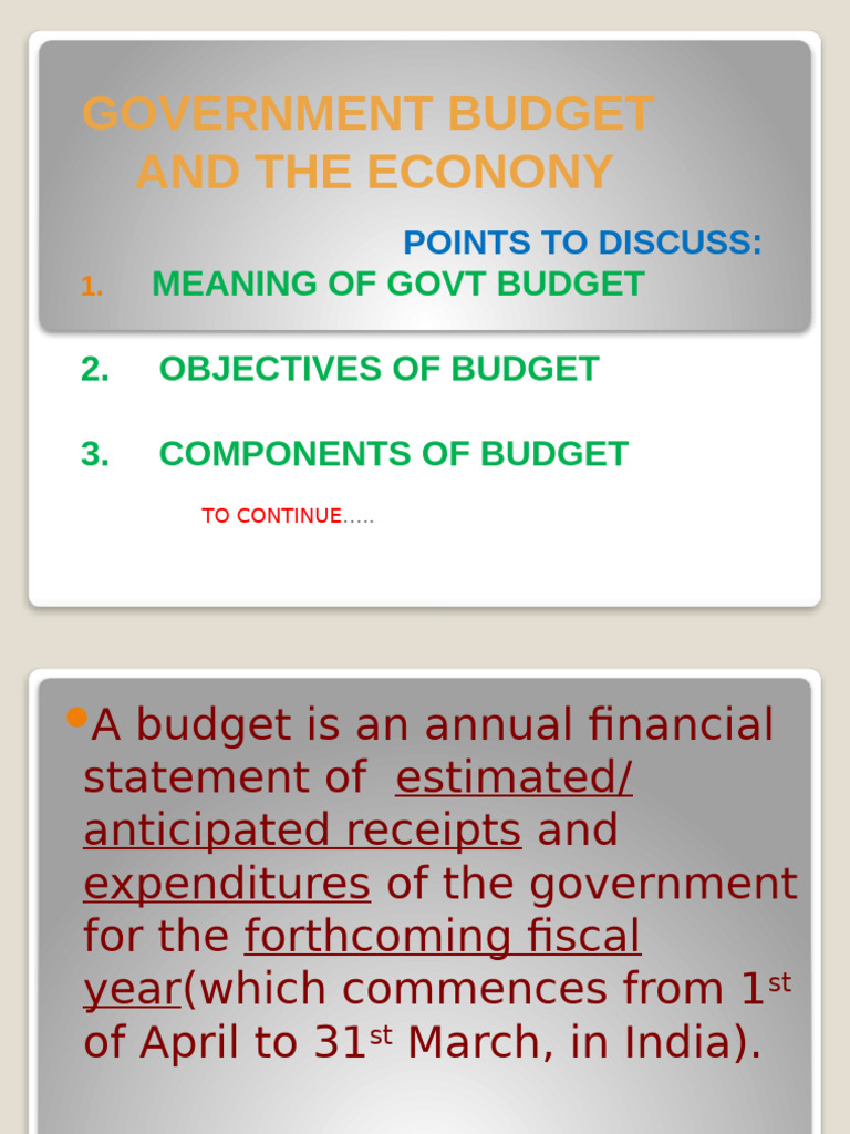 Understanding Government Budget Basics | PDF | Government Budget | Budget