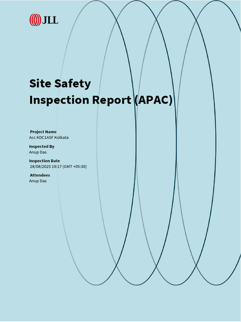 Site Safety Inspection Report (APAC) - CHE519164 - SF1092311 - 2025-08 ...