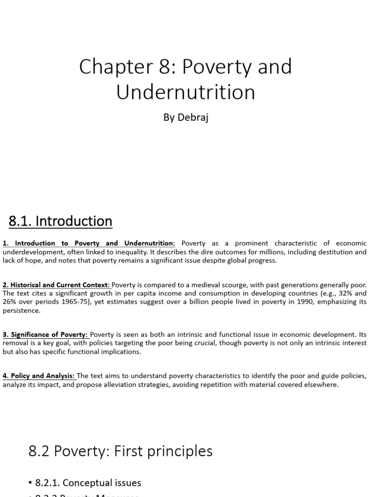 Understanding Poverty and Undernutrition | PDF | Cost Of Living | Poverty