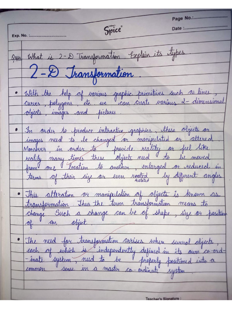 Computer Graphics(Practicals File) | PDF