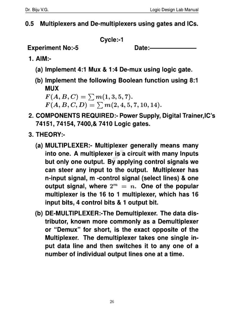 Mux Demux | PDF