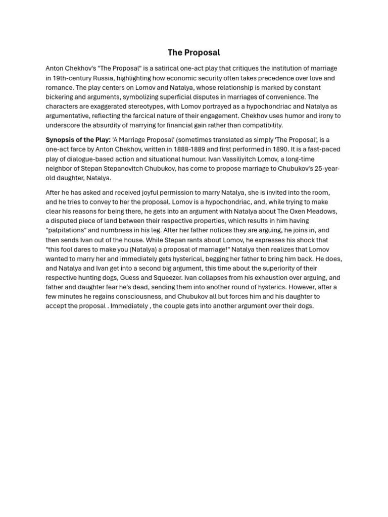 The Proposal Notes | PDF