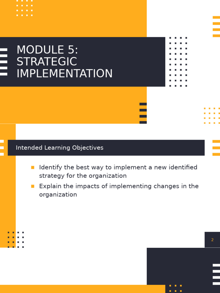 Strategic Implementation Essentials | PDF | Organizational Structure ...