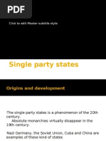 Single Party States What You Need to Know