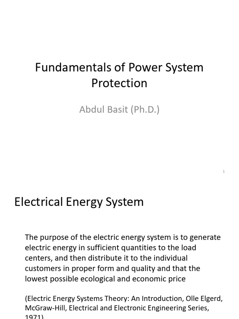 Fundamentals of Power System Protection | PDF | Relay | Electrical Grid