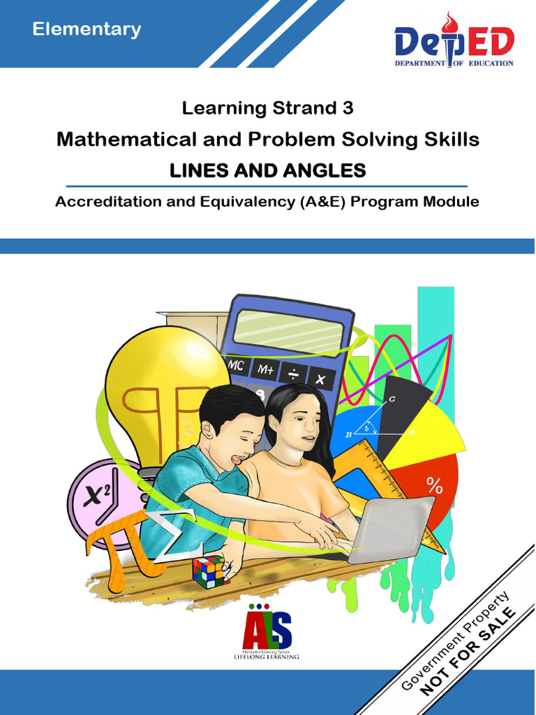 Lines and Angles Learning Module | PDF | Angle | Perpendicular
