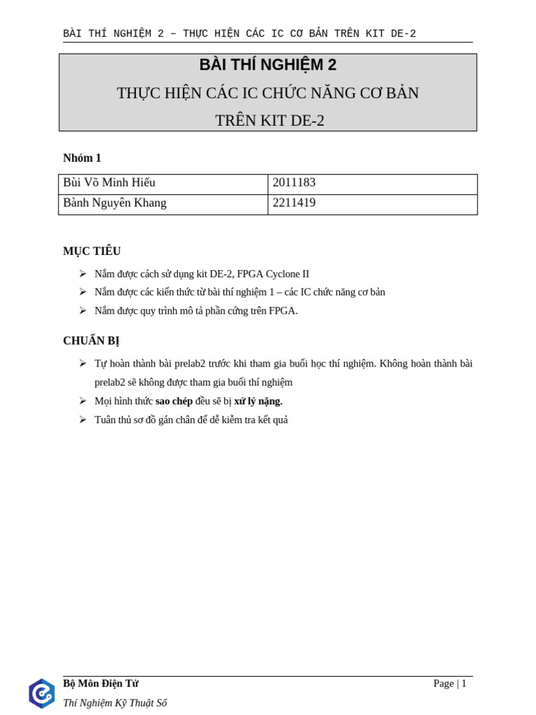 LAB2 Demo 1 | PDF