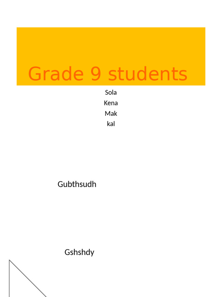 Grade 9 Student Names and Family Members | PDF