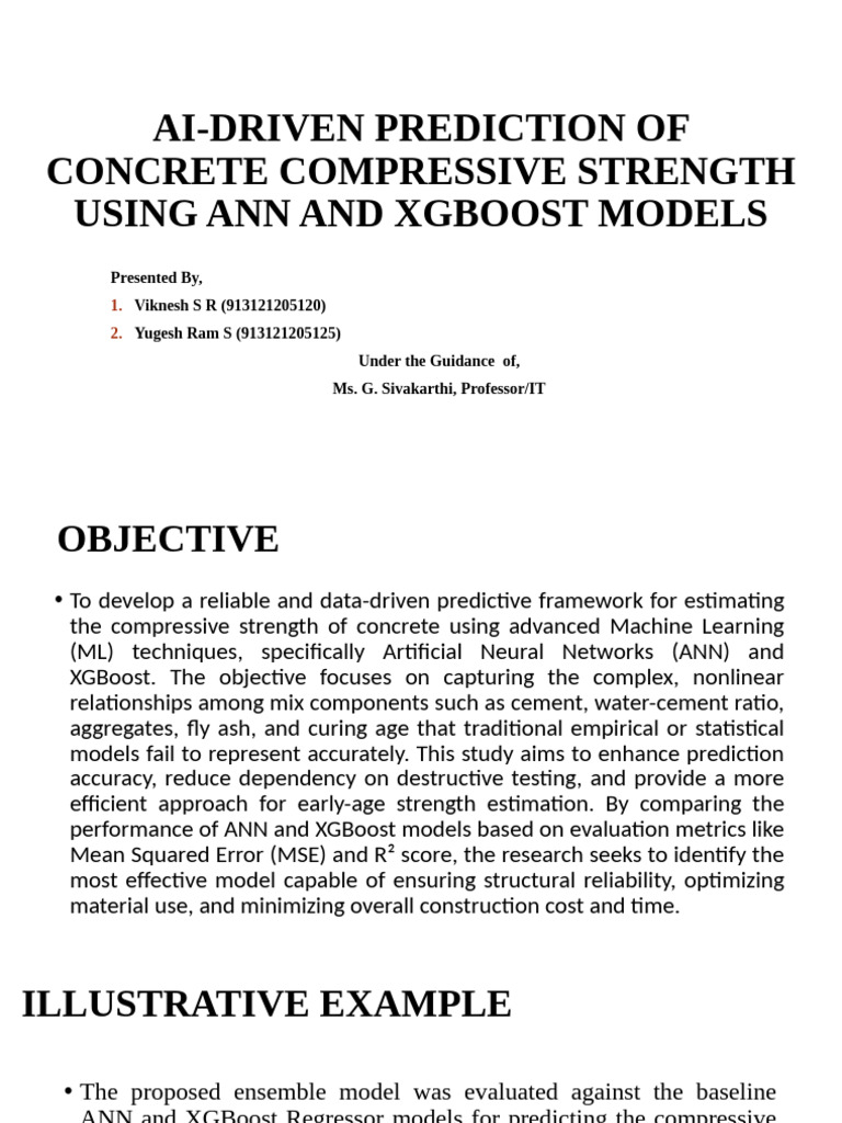 AI Models for Predicting Concrete Strength | PDF | Machine Learning ...